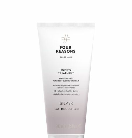 Four Reasons Color Mask Toning Treatment Silver Tooniv Juuksemask Külm Hõbe