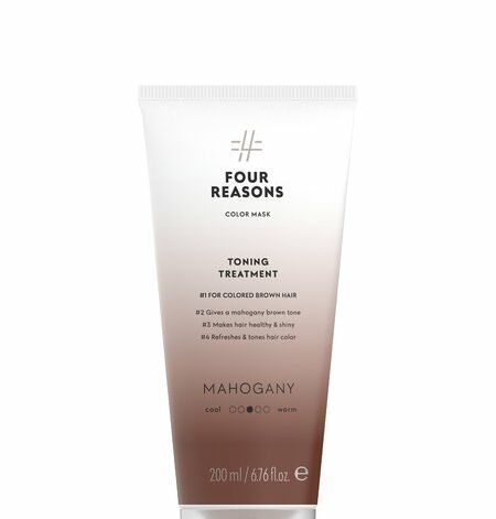 Four Reasons Color Mask Toning Treatment Mahogany Tooniv Juuksemask Mahogani Pruun
