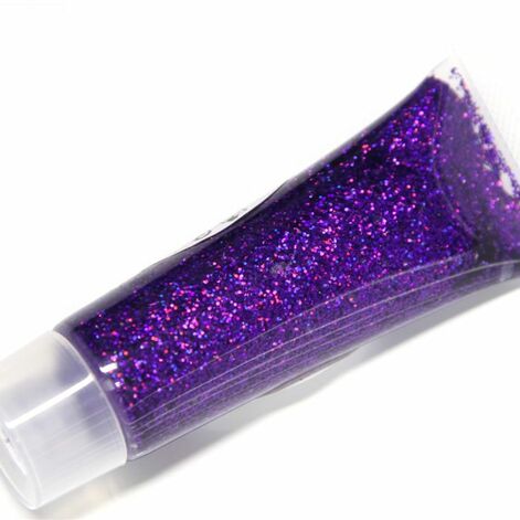 Effektglitter geel - Lilla Lavendel