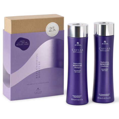 Alterna Caviar Moisture Holiday Duo 2022, Подарочный набор роскошных увлажняющих средств.