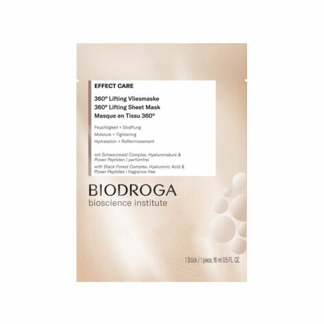 Biodroga 360° Lifting Sheet Mask, Kangas naamio