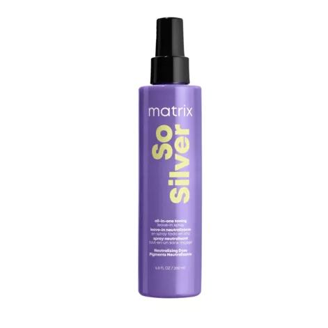 Matrix So Silver Toning Leave-In Spray, Tooniv ja Hooldav Pähejäetav Sprei