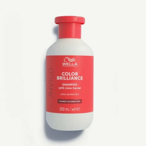 Wella Professionals Invigo Brilliance Color Protection Shampoo Coarse, Krāsu Aizsargājošs Šampūns