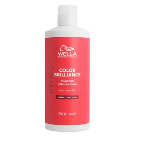Wella Professionals Invigo Brilliance Color Protection Shampoo Coarse, Väriä Suojaava Shampoo