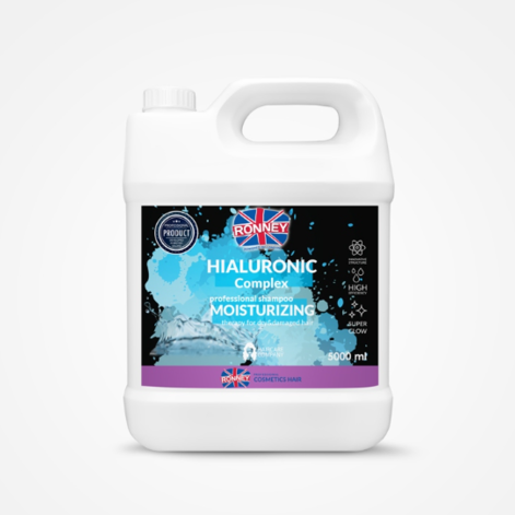 RONNEY Professional Shampoo Hialuronic Complex Moisturizing, Matu mitrinošs šampūns