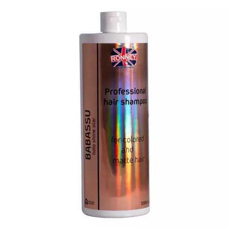 RONNEY Professional HoLo Shine Star Babassu Oil Shampoo, Energiseeriv Šampoon