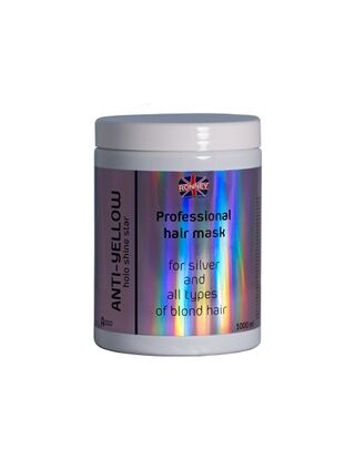 RONNEY Professional HoLo Shine Star Anti-Yellow Mask, Juuksemask Blondidele