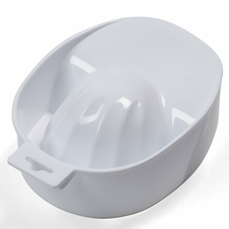 Manicurebowl, white, oval