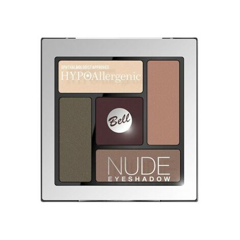 Bell HypoAllergenic Eye Shadow Palette, Lauvärvipalett Nude 04