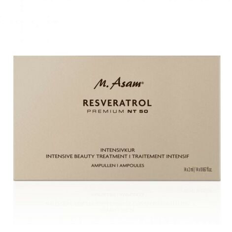 M.Asam Resveratrol Premium NT50 Intensive Beauty Treatment, Уход За Лицом В Ампулах