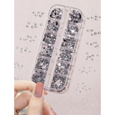 Transparent Rhinestones For Nail Design, Läbipaistvad Kivid Küünte Kujundamiseks