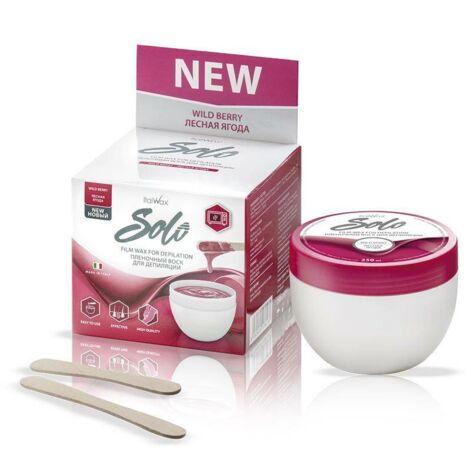 Italwax SOLO Film Wax Wild Berry, Vaha Näole Ja Kaenlaalustele