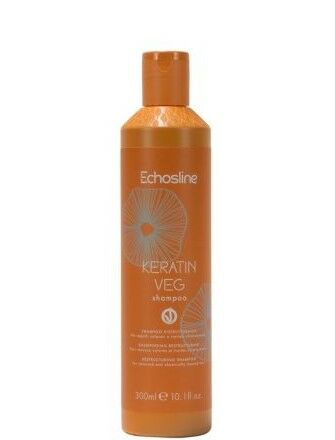 Echosline Keratin Veg Shampoo, Omstruktureringsschampo För Färgat Hår