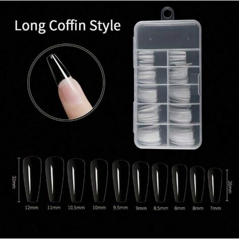 Clear Soft Nail Tips, Nageltips