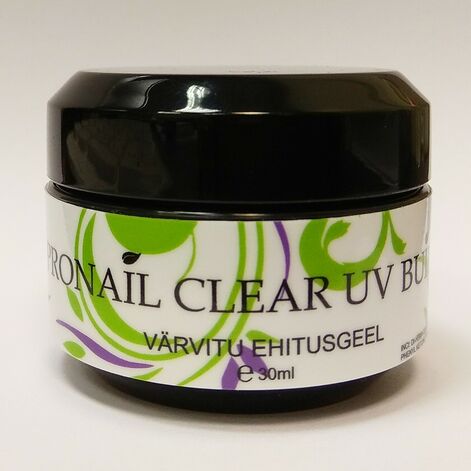 Värvitu ehitusgeel, universaalne - PRO NAIL Clear Builder UV/LED Gel