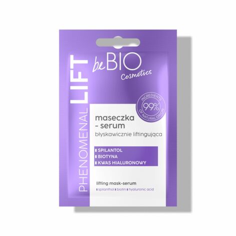 beBIO Face Mask Phenomenal Lift Mask/Serum, маска-сыворотка с лифтинг-эффектом