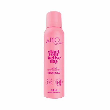 beBIO Start Your Active Day Tropical Natural Deodorant Body Spray, дезодорант-спрей