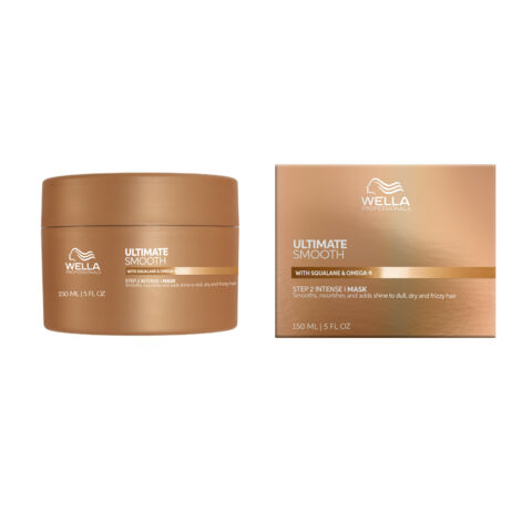 Wella Professionals Ultimate Smooth Intense Mask, Интенсивная маска для волос со скваланом и жирной кислотой омега 9
