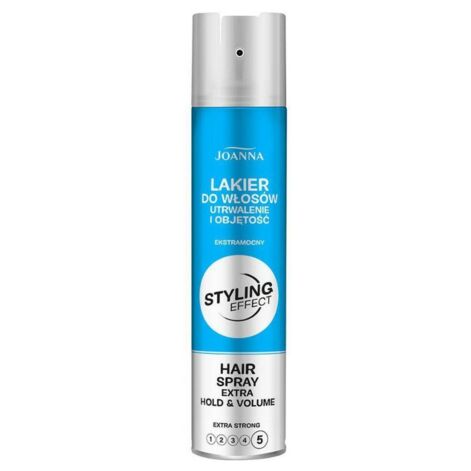 Joanna Styling Effect Extra Hold & Volume Hair Spray, лак для волос экстрасильной фиксации