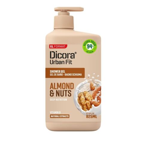 Dicora Urban Fit Shower Gel, Dušigeel Vitamin B Almonds & Nuts